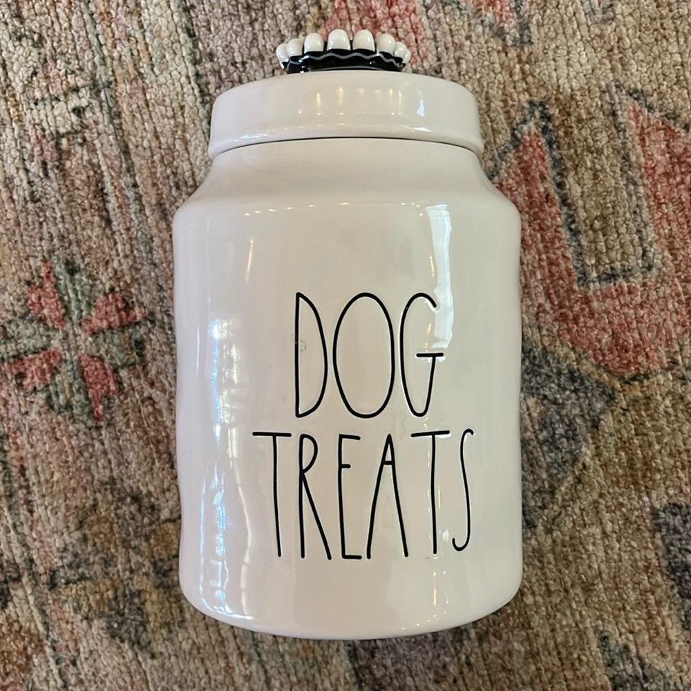Rae Dunn “DOG TREATS” Jar